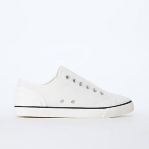 NWT JustFab White Sneakers, Size 7.5/8